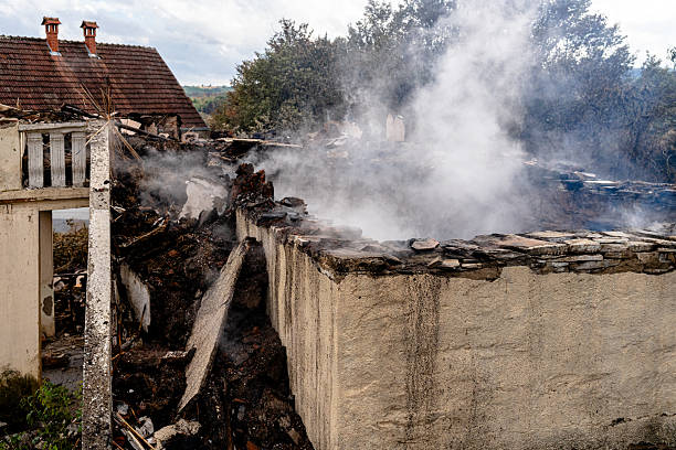 Professional Fire Damage Removal technician working in Grantsburg, WI